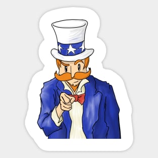 Uncle John Sticker